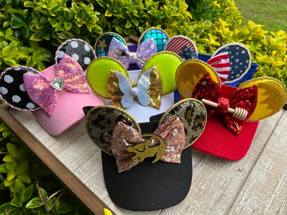Disney Mermaid Visor Disney Little Mermaid Trucker Hat Visor Red Brand New  main image 2