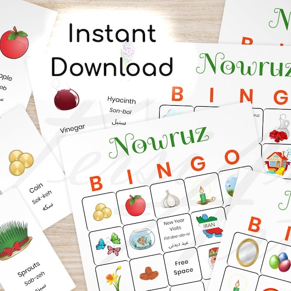 Nowruz Bingo Digital Sofortiger Download Spaß Spiel - بازجذاب باناب نوروز نسخه الترونز نسخه الترونز نسخه ال تترونز نانوندانلود