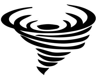 Hurricane Tornado Twister Storm weather disaster Cyclone Nature Danger .SVG .EPS .PNG Vector Clipart Digital Download Circuit Cut Cutting