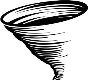 Tornado Hurricane Twister Storm weather disaster Cyclone Nature Danger .SVG .EPS .PNG Vector Clipart Digital Download Circuit Cut Cutting