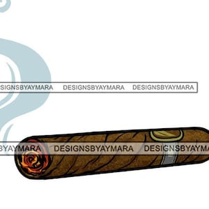 Cigar Tobacco Smoke Cigarette Relax Old Luxury Wood Taste Strong Nicotine Wooden SVG JPG PNG Vector Clipart Cricut Silhouette Cut Cutting