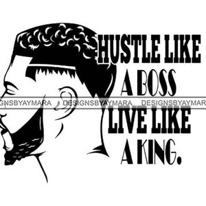 Barba Estilo Rosto Penteado Masculino Bonito Bigode Homem Barbudo .SVG .JPG .PNG Eps Vector Clipart Cricut Silhueta Circuito Corte Corte