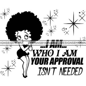 Black Woman Diva Quotes Silhouettes Glamour Afro Hair Lady Nubian Queen .SVG .EPS .PNG Vector Clipart  Cricut Silhouette Circuit Cut Cutting