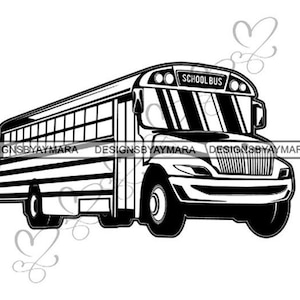 SchoolBus Onderwijs Commerciële Land Voertuig Stop Bord Parkeren Transport Voertuig . Svg. Eps. PNG Vector Clipart Circuit Cut Cutting
