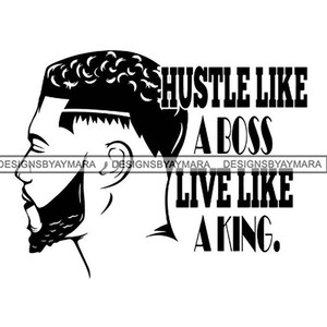 Homem barbudo atraente penteado rosto masculino barbearia bonito bigode chefe .SVG .JPG .PNG vetor clipart cricut silhueta corte corte