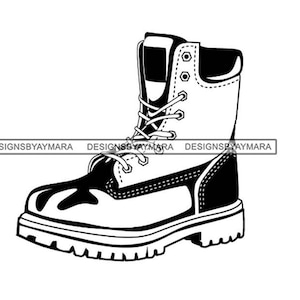 Military Boots Prints Army Soldier Combat Uniform Leather Work Shoe War  .SVG .JPG.PNG Vector Clipart Digital Cricut Silhouette Cut Cutting