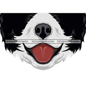 Divertido media cara cómiclindo diseños para máscara labios extraña expresión boca Emotion SVG JPG PNG vector Clipart Cricut circuito corte de corte