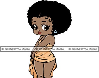 Afro Woman SVG Diva Afro Hair Goddess African Queen Female Lady .JPG. PNG Vector Clipart Circuit Cut Files For Silhouette and Cricut