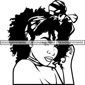 Afro Woman SVG Fabulous Classy Diva Black Classy Lady Goddess Nubian Queen Afro Hairstyle JPG .PNG Vector Clipart Cricut Circuit Cut Cutting