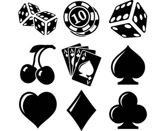Casino svg | Etsy