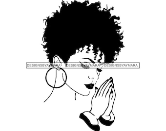 Free Free 195 Svg Black Woman Praying Images Free SVG PNG EPS DXF File