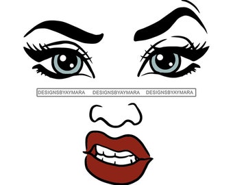 Download Woman Face Svg Etsy