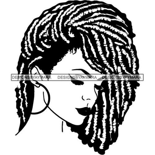 Afro Woman SVG Nubian Black Queen Diva Afro Hairstyle Goddess - Etsy