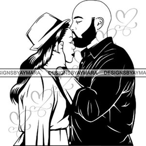 Casal negro, metas de relacionamento, etnia africana, amor real, felicidade, jovem adulto, SVG, JPG.PNG, clipart vetorial, circuito cricut, corte