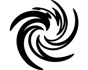 Hurricane Tornado Twister Storm weather disaster Cyclone Nature Danger .SVG .EPS .PNG Vector Clipart Digital Download Circuit Cut Cutting
