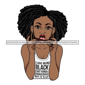 Afro Dope Mujer Lamiendo Rolling Blunt Pot Joint Hipster Melanin SVG JPG PNG Vector Designs Clipart Cricut Silhouette Cut Cutting