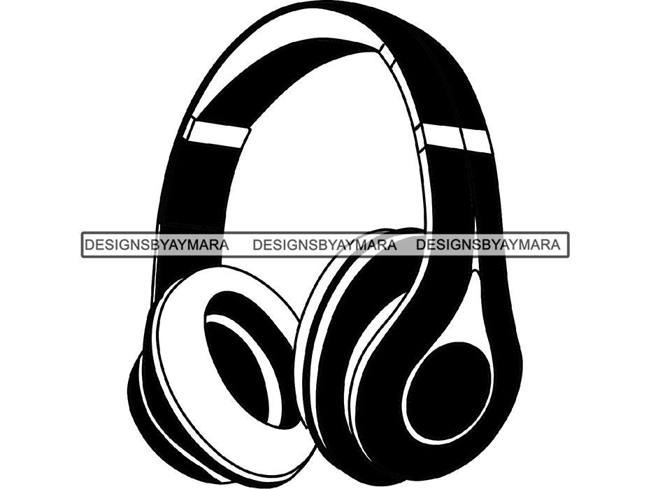 Headphone Earphone Ear Music Red Sound Wireless Bluetooth Headset Headgear Design Song Bluetooth .PNG SVG Clipart Vector Cricut Cut Cutting