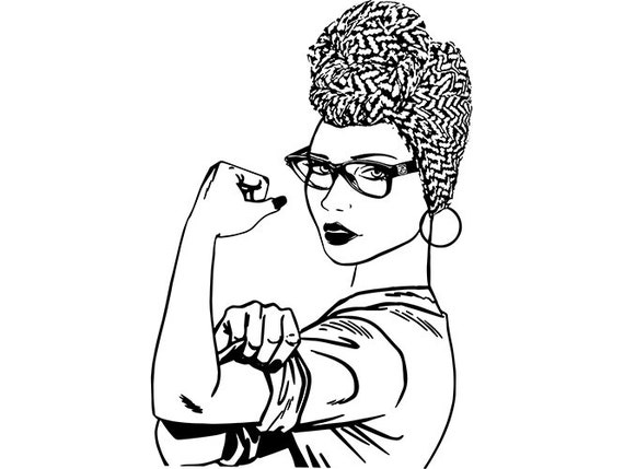 Black Woman Strong Lady African American Nubian Queen Life Etsy