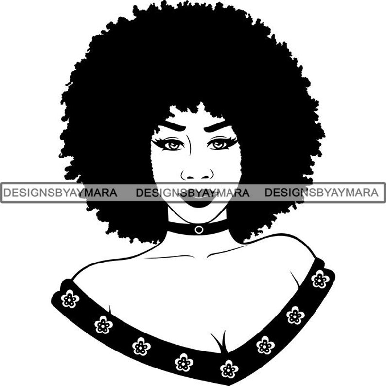 Download Afro Latina Woman SVG Goddess Queen Melanin Popping Nubian ...