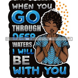 God Quotes Afro Woman Praying Prayer Pray Nubian Melanin Religion Classy Lady SVG PNG JPG Vector Clipart Circuit Cut Cutting