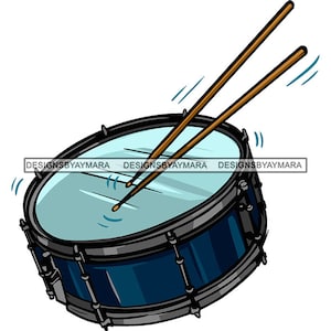 Drum Drumstick Percussion Musical Instrument Sound Rhythm Band Drummer Snare Rhythm SVG JPG PNG Vector Clipart Cricut Silhouette Cut Cutting