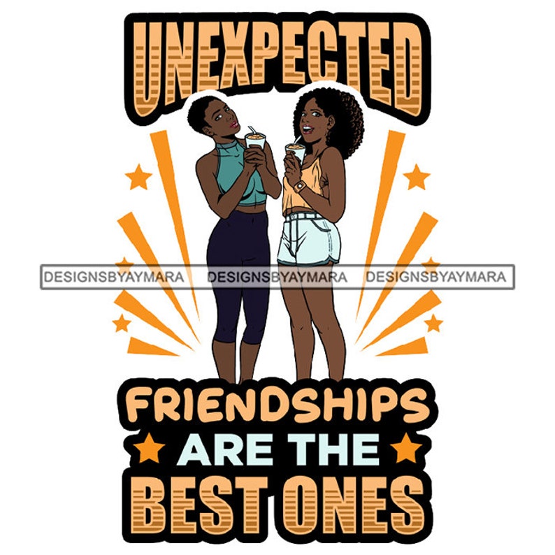 Download Bundle 9 Best Friends Forever SVG Afro Woman Sisters Buddy | Etsy