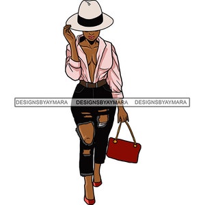 Fashion Afro Woman SVG Queen Model Melanin Diva Classy Lady Glamour Female Goddess Nubian JPG PNG Vector Clipart Cricut Circuit Cut Cutting