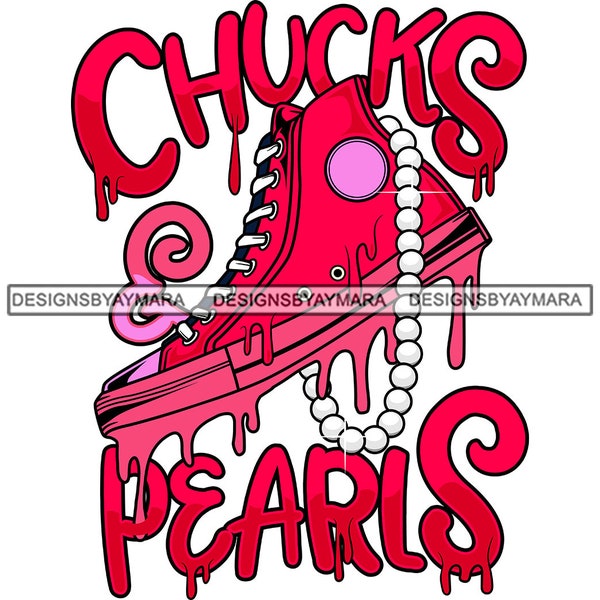 Chucks and Pearl Party Decorations Etsy