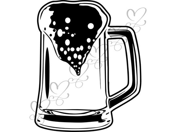 Mug Foam Beer Pub Cerveza Delicious Recreational Drink Alcohol Etsy