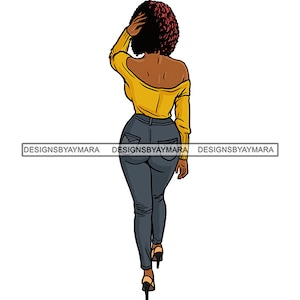 Mode Afro Femme SVG Reine Modèle Mélanine Diva Classy Lady Glamour Déesse Féminine Nubienne JPG PNG Vecteur Clipart Cricut Circuit Cut Cutting