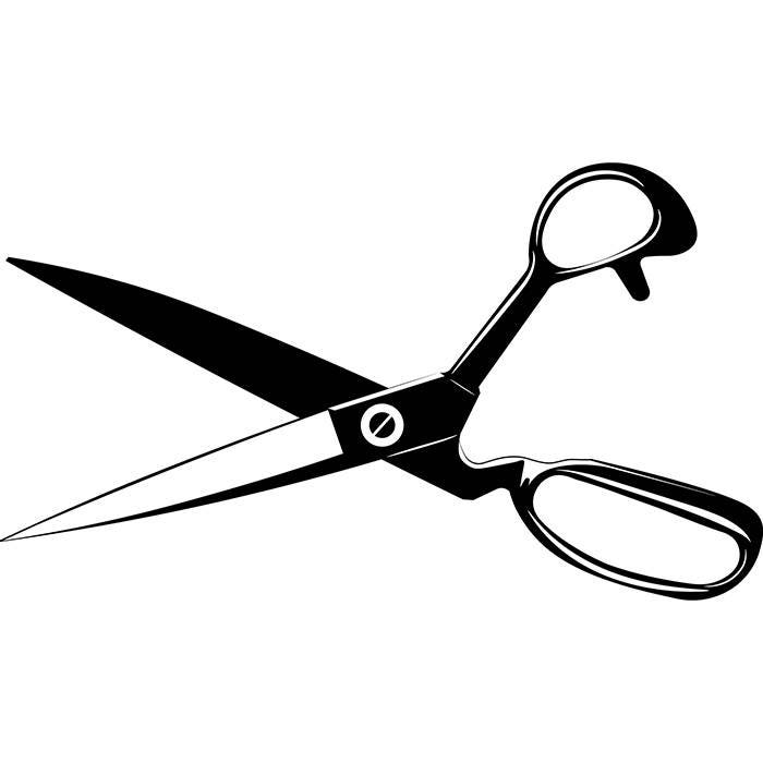 Scissors Hair Cut Barbershop Salon Stylish Peluquera Style Barbero .SVG .EP...