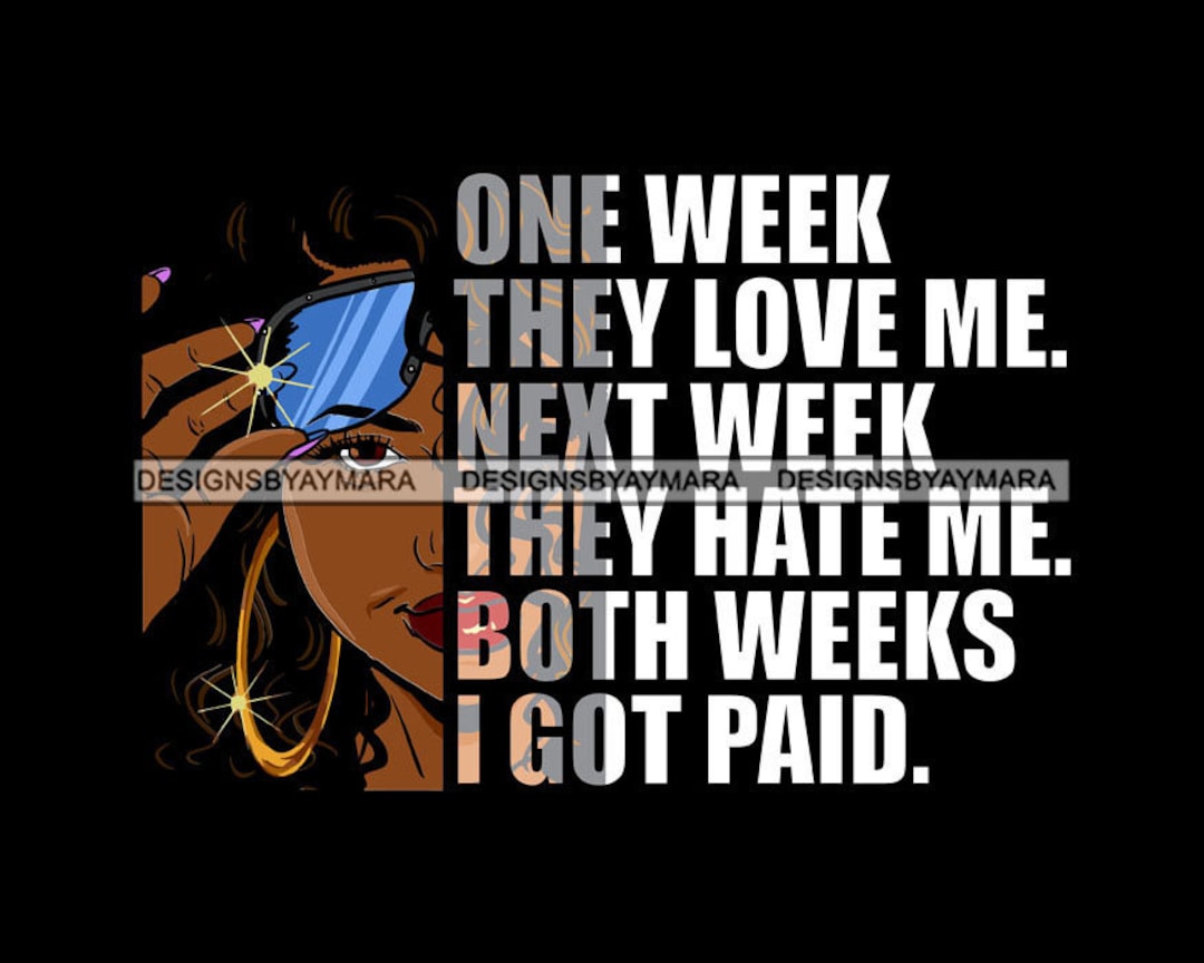 Eine Woche sie lieben mich Gangster Zitate Street Girl Funky Urban Swag Svg  JPG PNG Vektor Clipart Cricut Silhouette Schaltung schneiden - Etsy ..., image size:1080x864