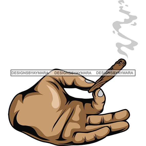 Hand Holding Marijuana Joint Blunt Weed Pot Grass Dope Smoke Etsy