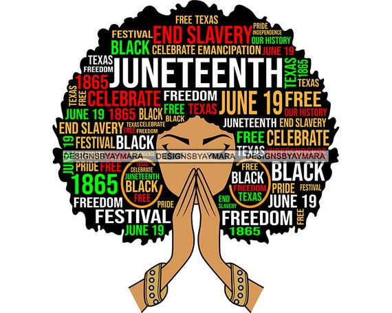 Juneteenth SVG Quotes Files For Silhouette and Cutting | Etsy