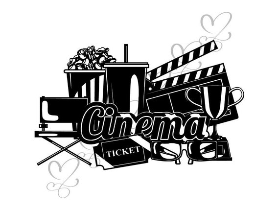Cinema Theater Movie Film Industry Acting Video Camera Motion Etsy