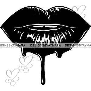 Frau Lippen LippenStift Make-Up sinnliche Weichheit Wunsch weibliche offene Zunge. Svg. Jpg. PNG Vektor Clipart Cricut Silhouette Schaltung schneiden schneiden
