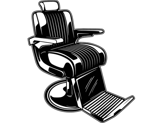 Barber Chair Hair Accessories Hairdresser Stylish Barbershop Etsy