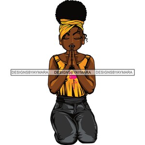 Woman Praying Black Lady Church Faith Begging Pray Prayers God Lord Faith Religion SVG JPG.PNG Vector Clipart Cricut Circuit Cut Cutting