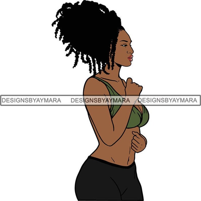 Download Afro Latina Woman SVG Goddess Queen Melanin Popping Nubian | Etsy