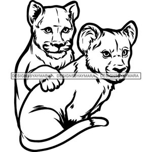 ライオンの子、赤ちゃん、子猫、子孫、子猫、子猫、青年、少年、子猫の相続人、SVG、PNG、JPG、印刷、切り抜き、ベクター デザイン