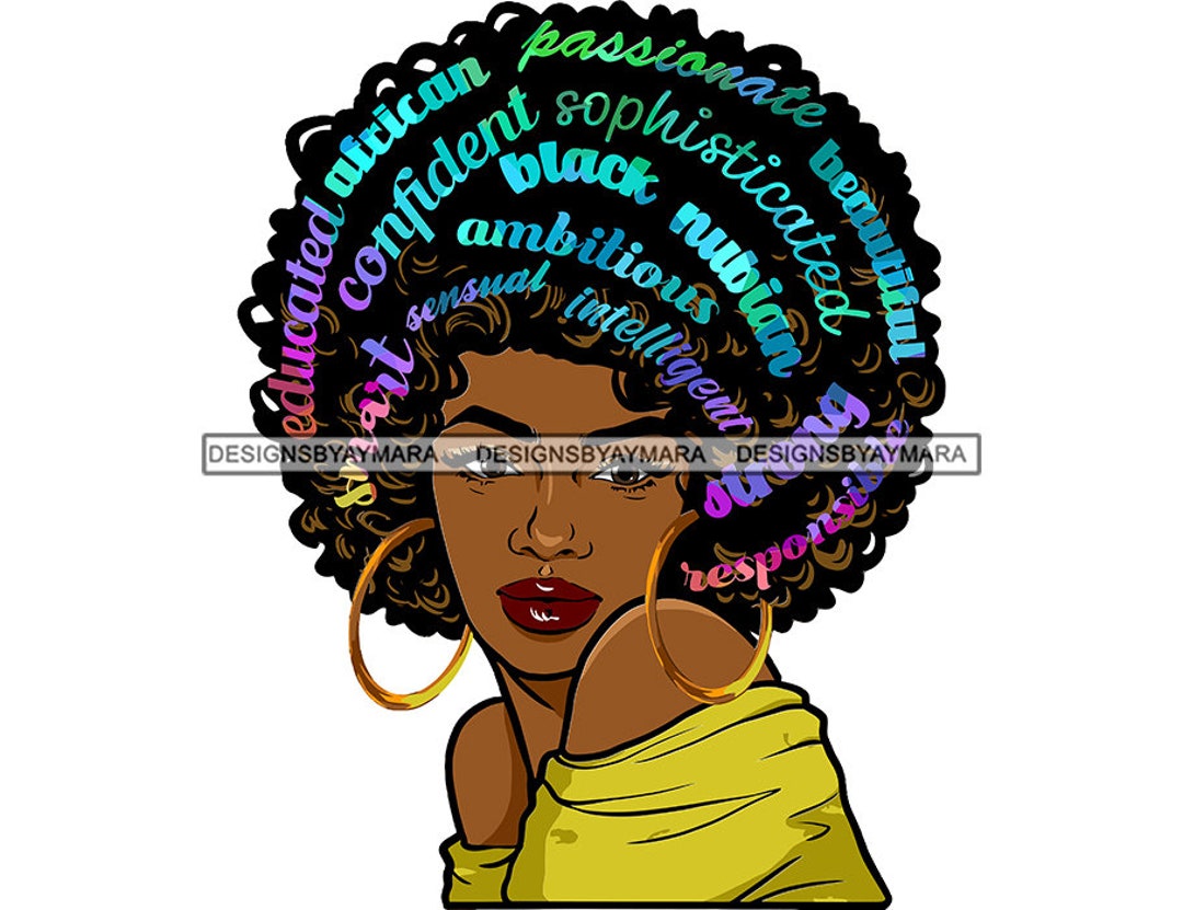Our Women- Chocolate Melanin Black Women Silhouette Luxury