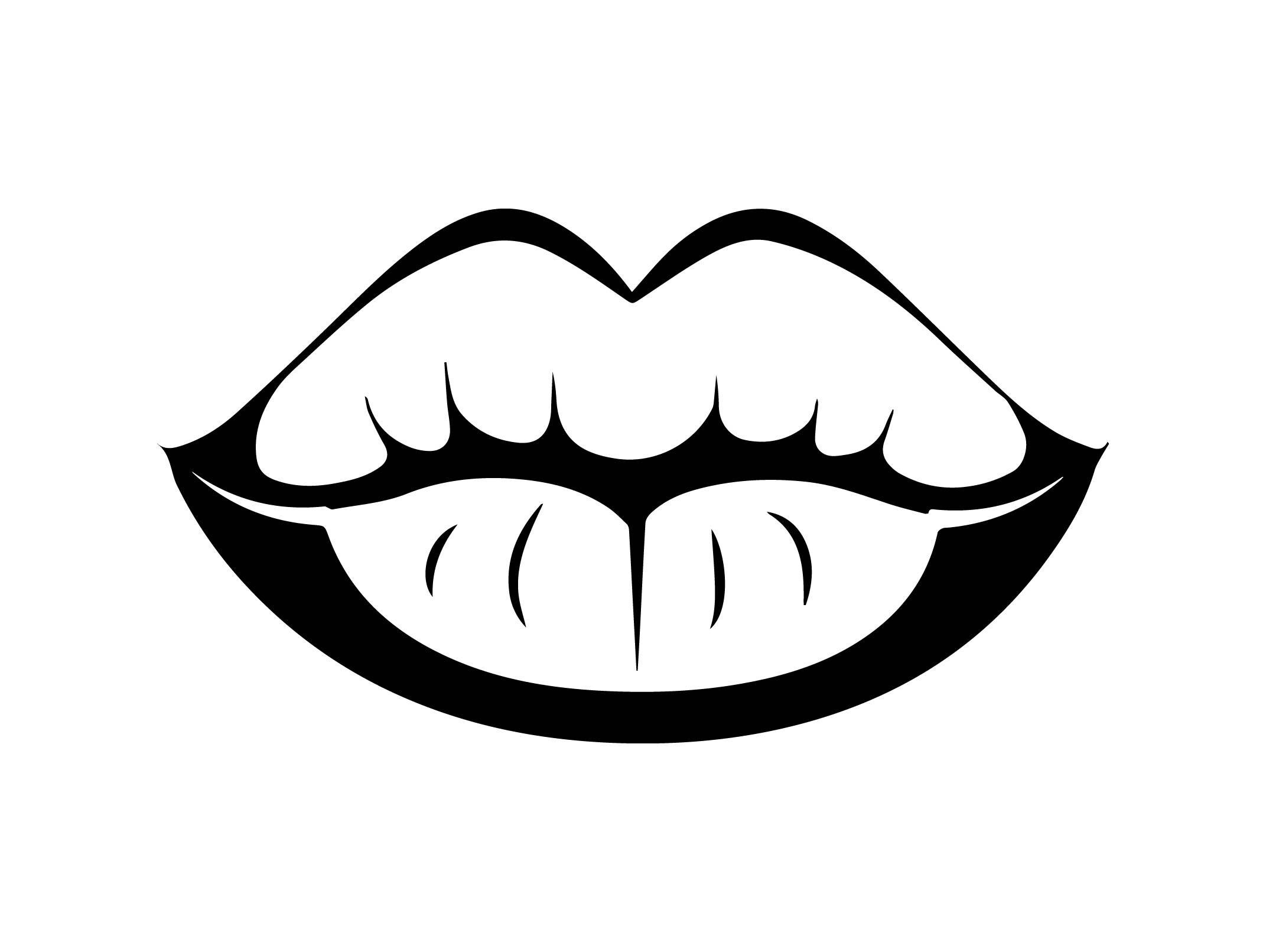 Download Mouth Lips Sensual Glossy Person Desire Female Open Tongue