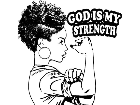 Black Woman Strong Lady African American Nubian Queen Life Etsy