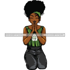 Woman Praying Black Lady Church Faith Begging Pray Prayers God Lord Faith Religion SVG JPG.PNG Vector Clipart Cricut Circuit Cut Cutting