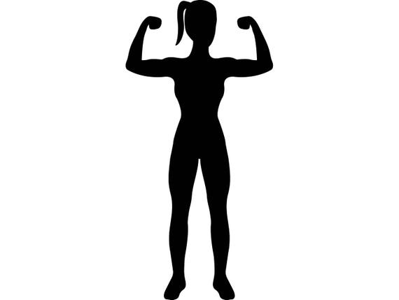 Download Fitness Woman Competitive Strong Power Muscle Gym Body | Etsy
