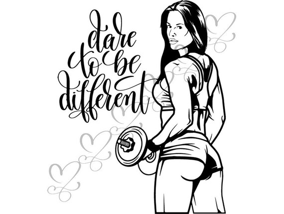 Fitness Woman Athletic Competitive Strong Power Muscle Gym Etsy