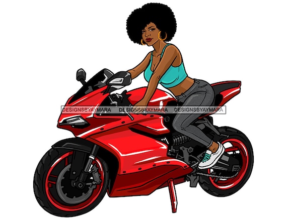 Sexy girl riding motorcycle sale