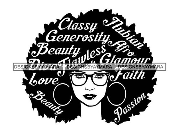 Afro Woman Svg Praying God Lord Quotes Classy Diva Lady Nubian Etsy