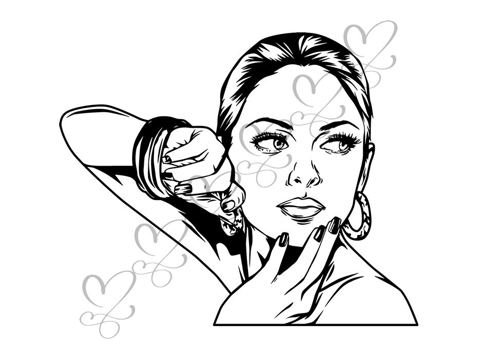 Download Woman Face SVG Life Quotes Princess Queen Make Up Pretty ...