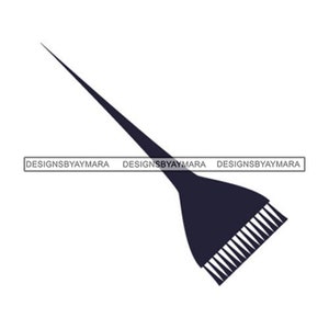 Dit is geen product Borstel Haaraccessoires Tools Beauty Dye Kleur Stijlvolle Mode SVG JPG PNG Vector Clipart Cricut Silhouette Cut Knippen